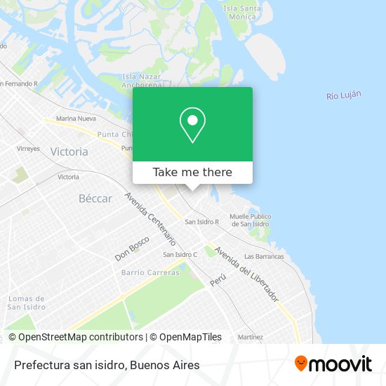 Prefectura san isidro map