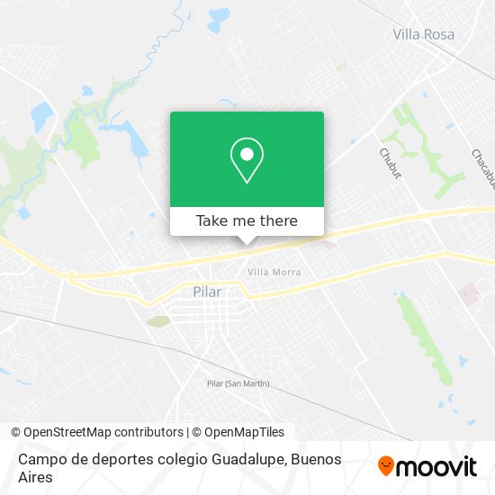 Campo de deportes colegio Guadalupe map