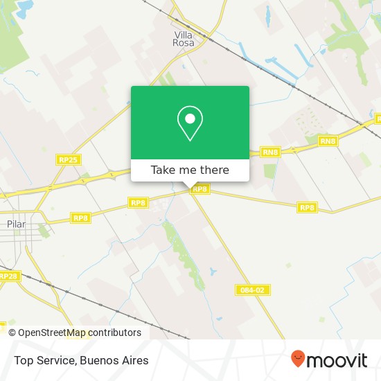 Top Service map