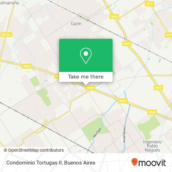 Condominio Tortugas II map