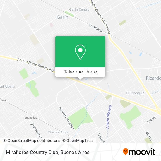 Miraflores Country Club map