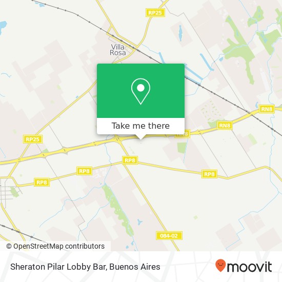Sheraton Pilar Lobby Bar map