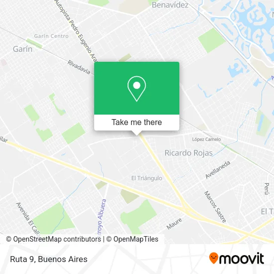Ruta 9 map