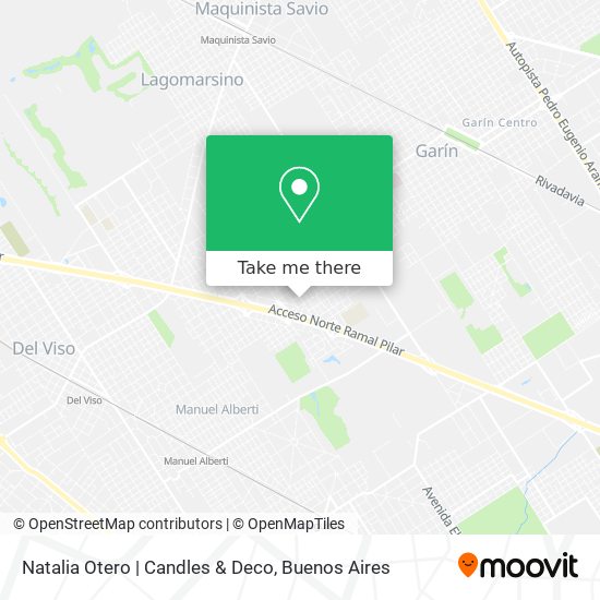 Mapa de Natalia Otero | Candles & Deco