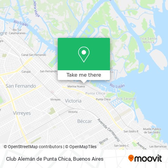 Club Alemán de Punta Chica map