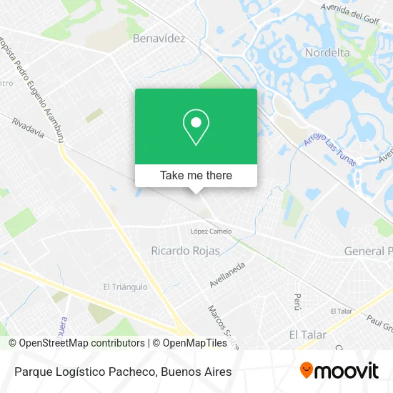Parque Logístico Pacheco map