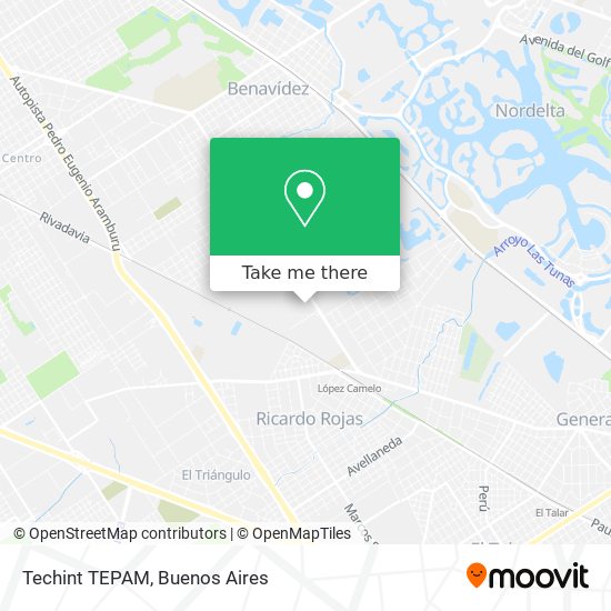 Techint TEPAM map