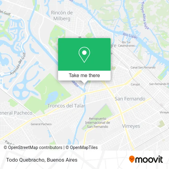 Todo Quebracho map
