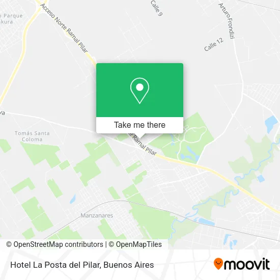 Hotel La Posta del Pilar map