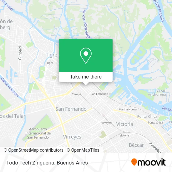 Todo Tech Zinguería map