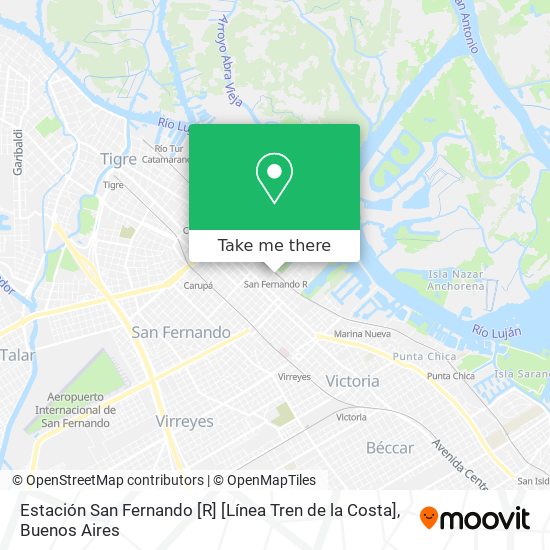 Estación San Fernando [R] [Línea Tren de la Costa] map