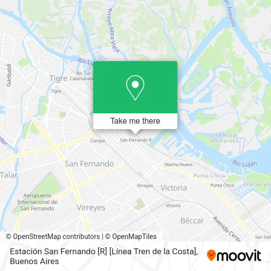 Estación San Fernando [R] [Línea Tren de la Costa] map