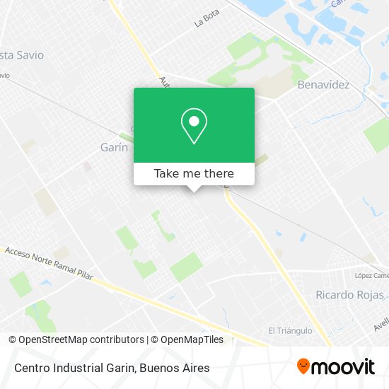 Centro Industrial Garin map
