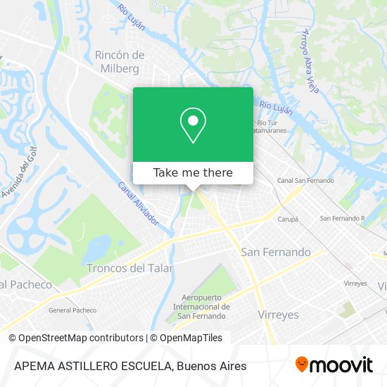 APEMA ASTILLERO ESCUELA map