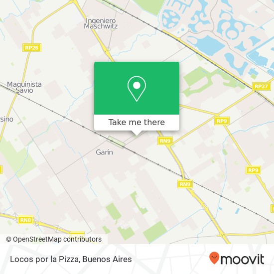 Locos por la Pizza map