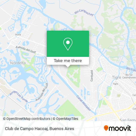 Club de Campo Hacoaj map
