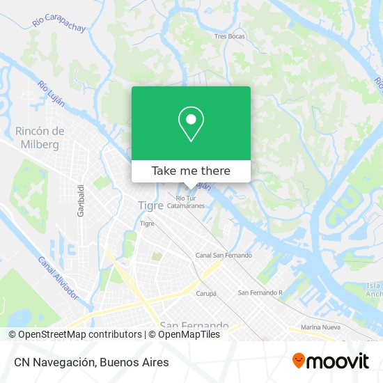CN Navegación map