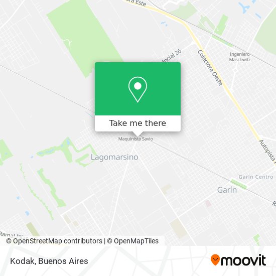 Kodak map