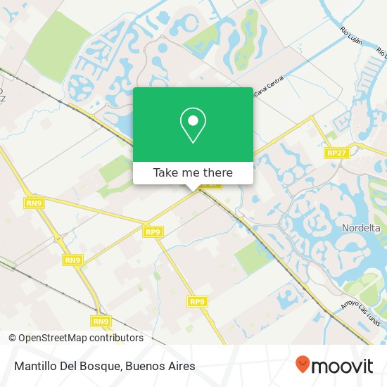 Mantillo Del Bosque map