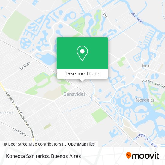 Mapa de Konecta Sanitarios