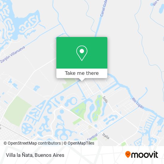 Villa la Ñata map