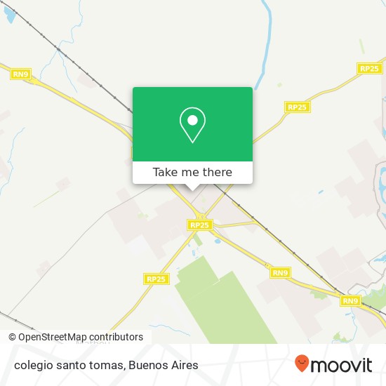 colegio santo tomas map