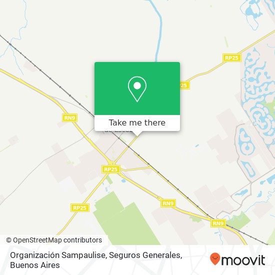 Organización Sampaulise, Seguros Generales map