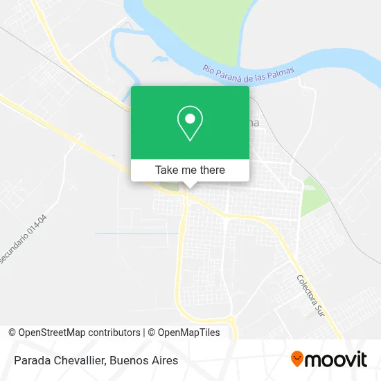 Parada Chevallier map