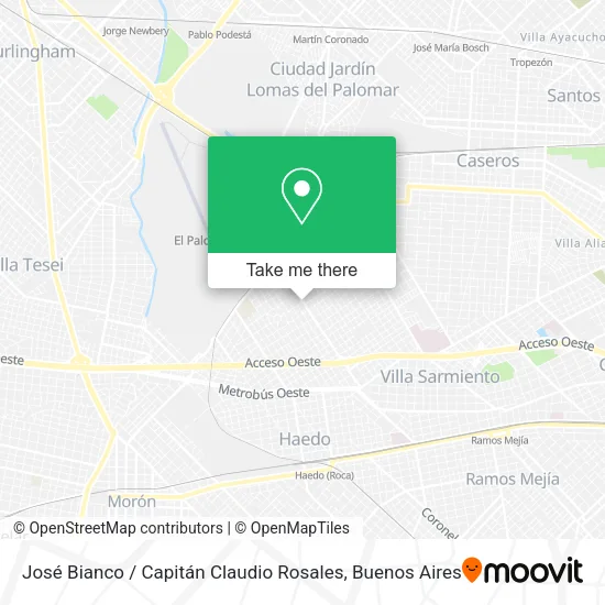 José Bianco / Capitán Claudio Rosales map