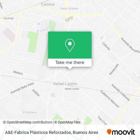 A&E-Fabrica Plásticos Reforzados map