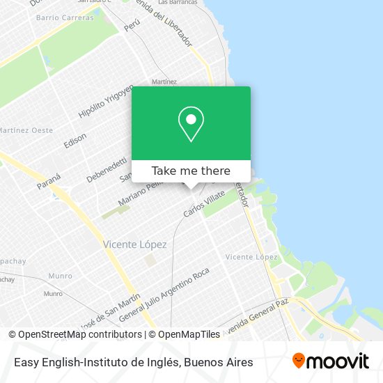 Easy English-Instituto de Inglés map