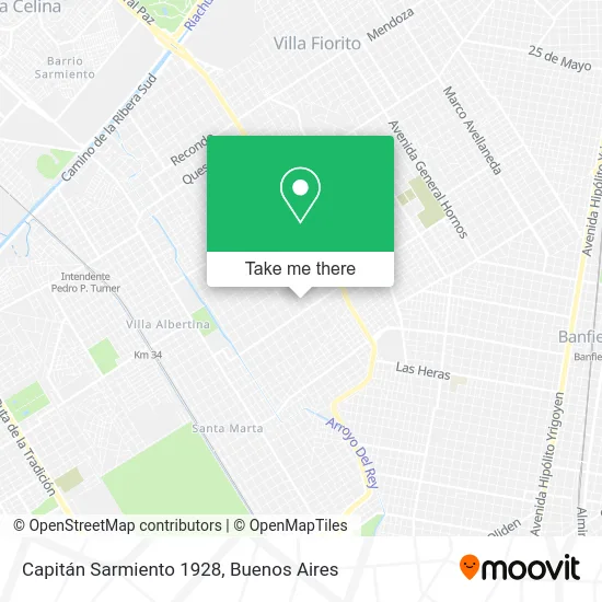 Capitán Sarmiento 1928 map