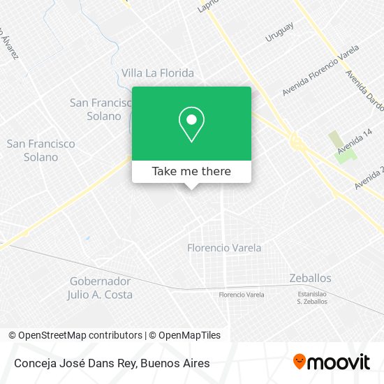 Mapa de Conceja José Dans Rey