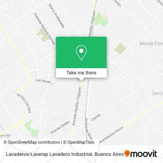 Mapa de Lavaderos-Laverap Lavadero Industrial
