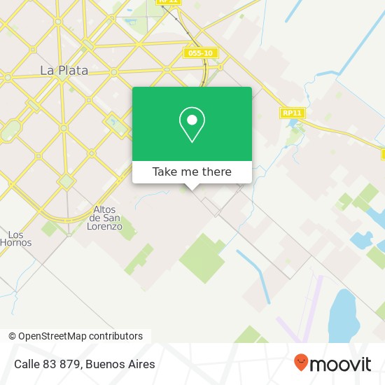 Mapa de Calle 83 879