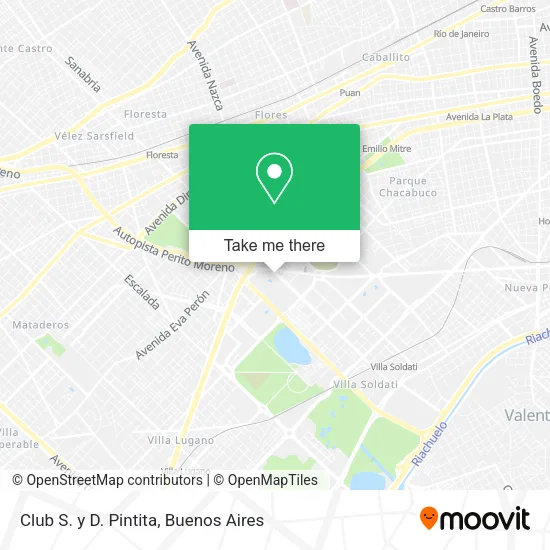Mapa de Club S. y D. Pintita