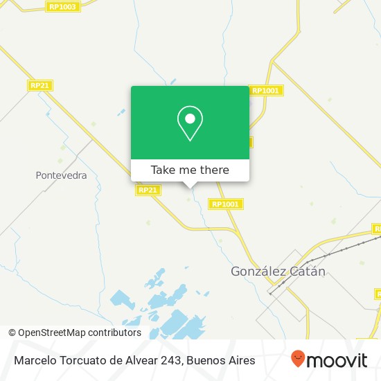 Mapa de Marcelo Torcuato de Alvear 243