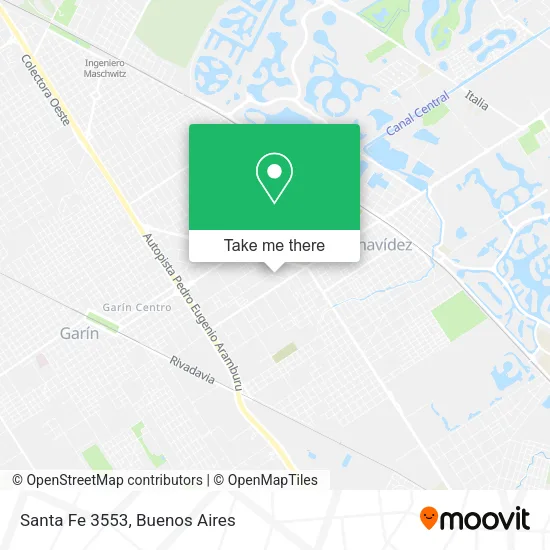 Santa Fe 3553 map