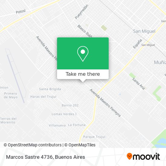 Marcos Sastre 4736 map