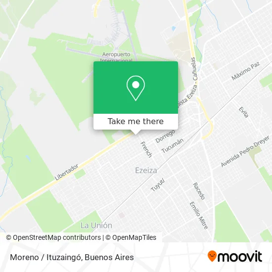 Moreno / Ituzaingó map