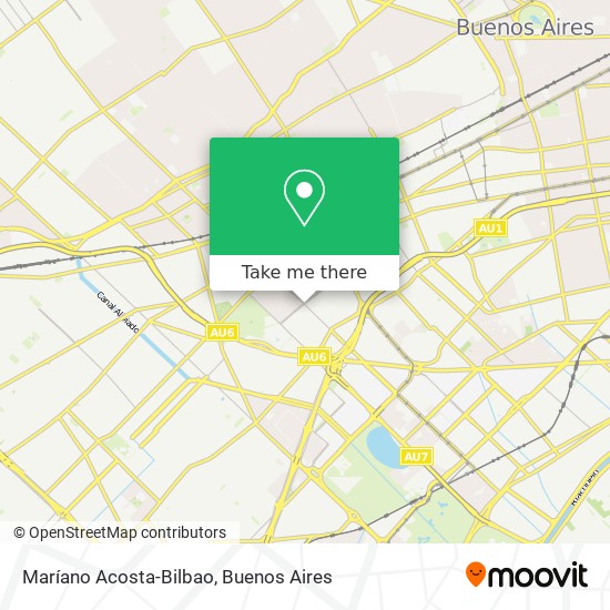 Maríano Acosta-Bilbao map