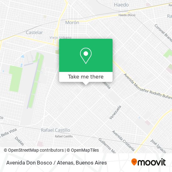 Avenida Don Bosco / Atenas map