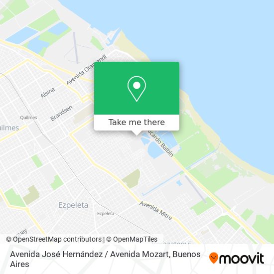 Mapa de Avenida José Hernández / Avenida Mozart