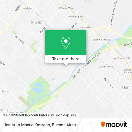 Instituto Manuel Dorrego map