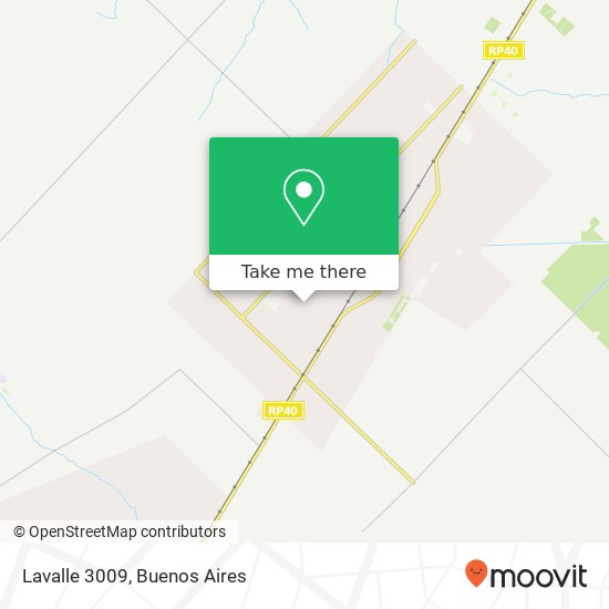 Mapa de Lavalle 3009