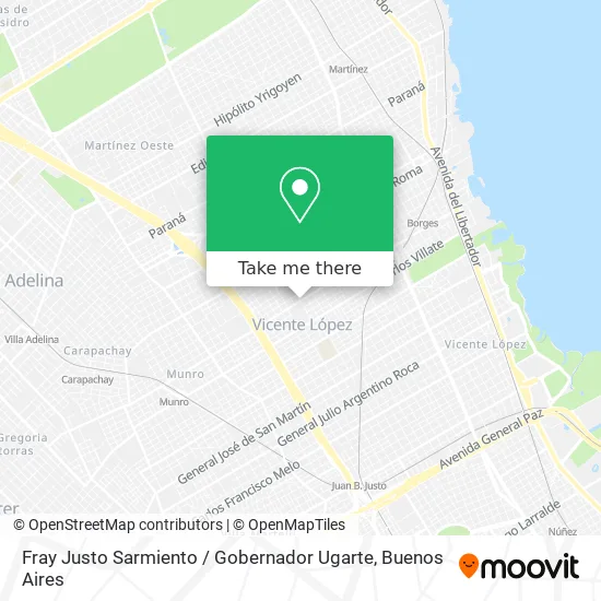 Mapa de Fray Justo Sarmiento / Gobernador Ugarte