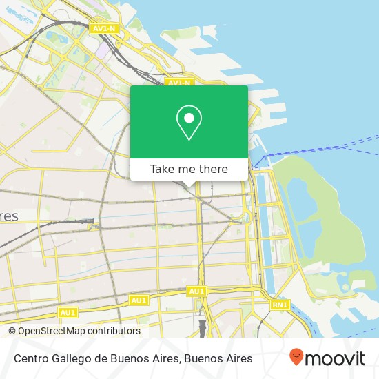 Centro Gallego de Buenos Aires map