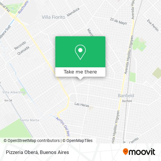 Pizzeria Oberá map