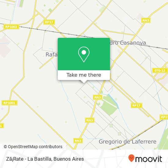 Zã¡Rate - La Bastilla map