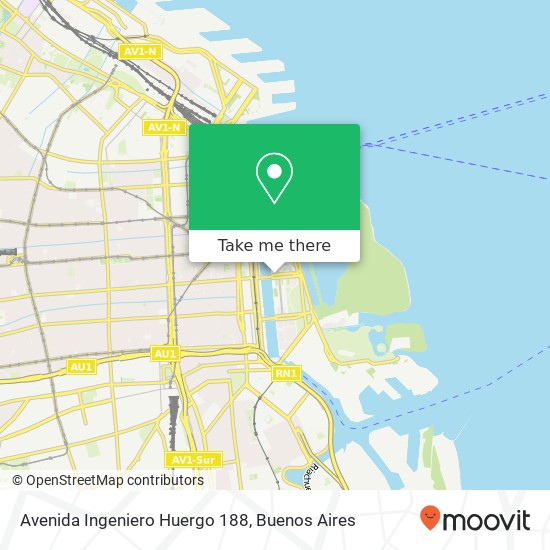Avenida Ingeniero Huergo 188 map
